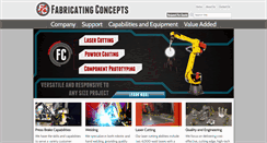 Desktop Screenshot of fabricatingconcepts.com
